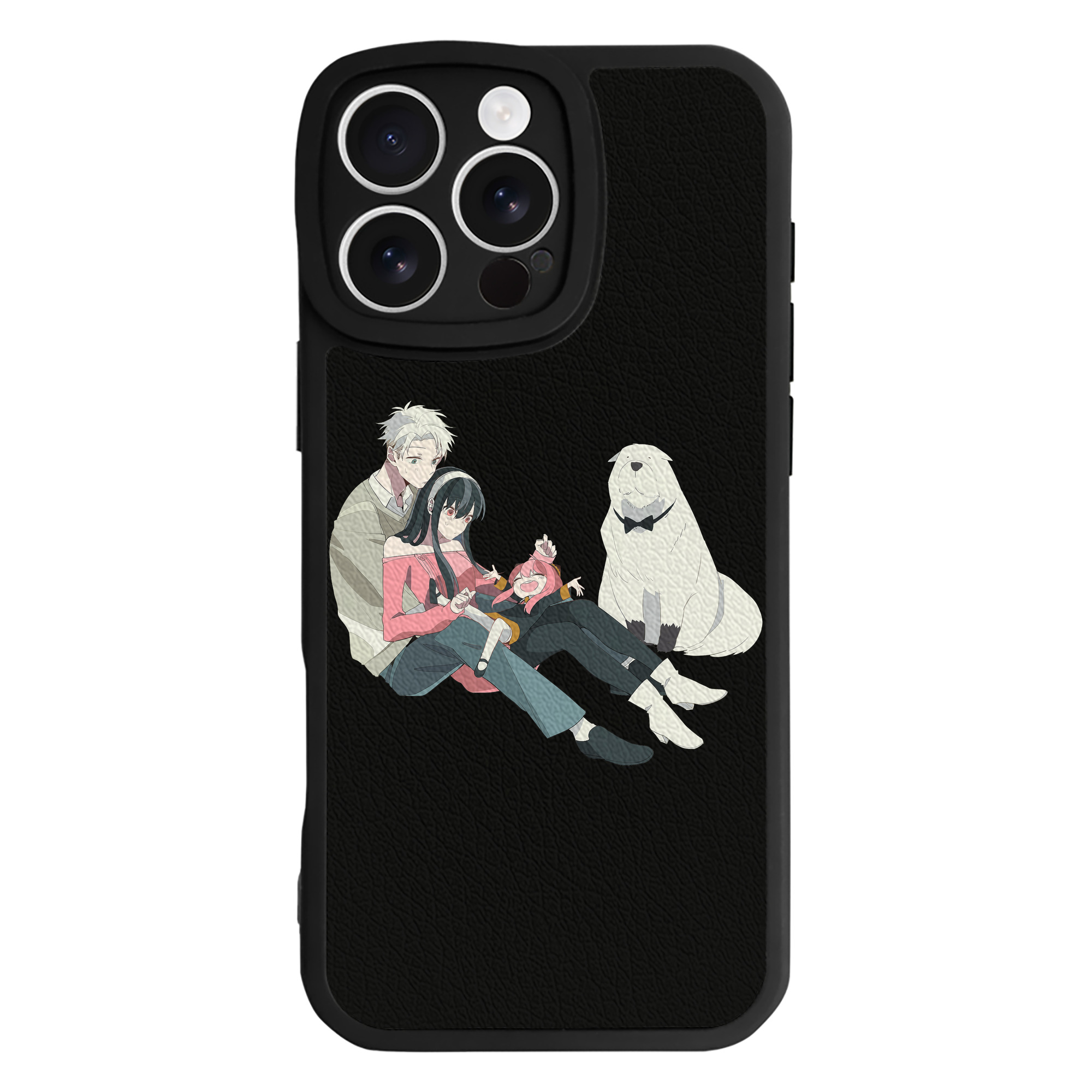 （画像用） SPY×FAMILY间谍家家酒 【iPhone 16シリーズ対応】シリコンスマホケース（レザー調） 材質：シリコン